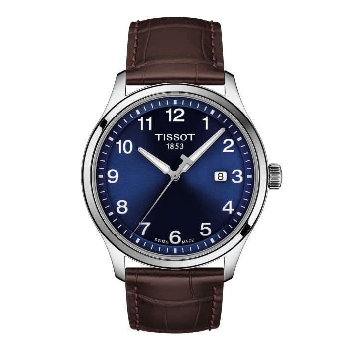 RELOJ T1164SBL ACERO ESFERA AZUL PIEL 42 MM CUARZO GENT XL TISSOT